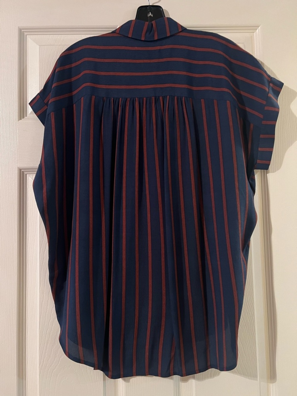 Madewell Central Shirt in Navy Blue Size S - Picture 3 of 7